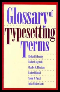Typesetting 预售 Terms Glossary