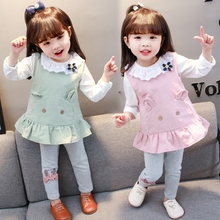网红女童套装春秋2020年新款0洋气1