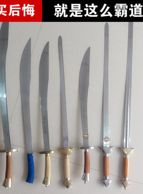 武术表演刀剑龙中龙响刀对练刀练功刀单刀中华武术健身晨练未开刃