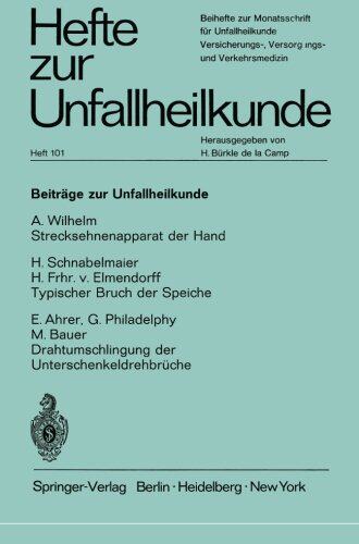 【预订】Beitrage Zur Unfallheilkunde: Streck...