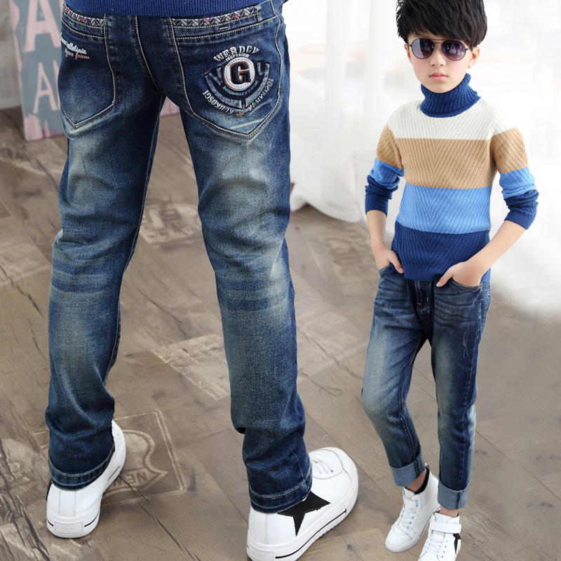 Pantalon garcon jeans Boy en toile - Ref 2057598 Image 1