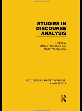 【预售】Studies in Discourse Analysis (Rle Linguistics B)