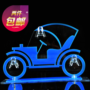 透明定做亚克力创意车型眼镜展示道具托墨镜太阳镜展示架子