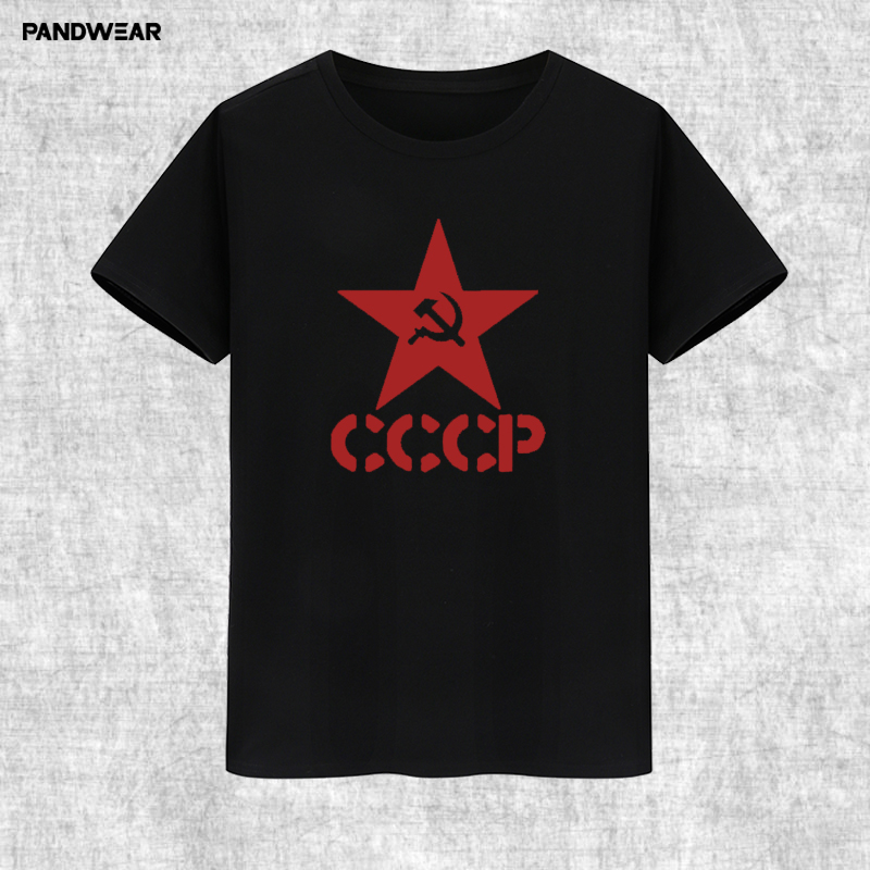 苏联t恤短袖cccp纪念kgb红色革命