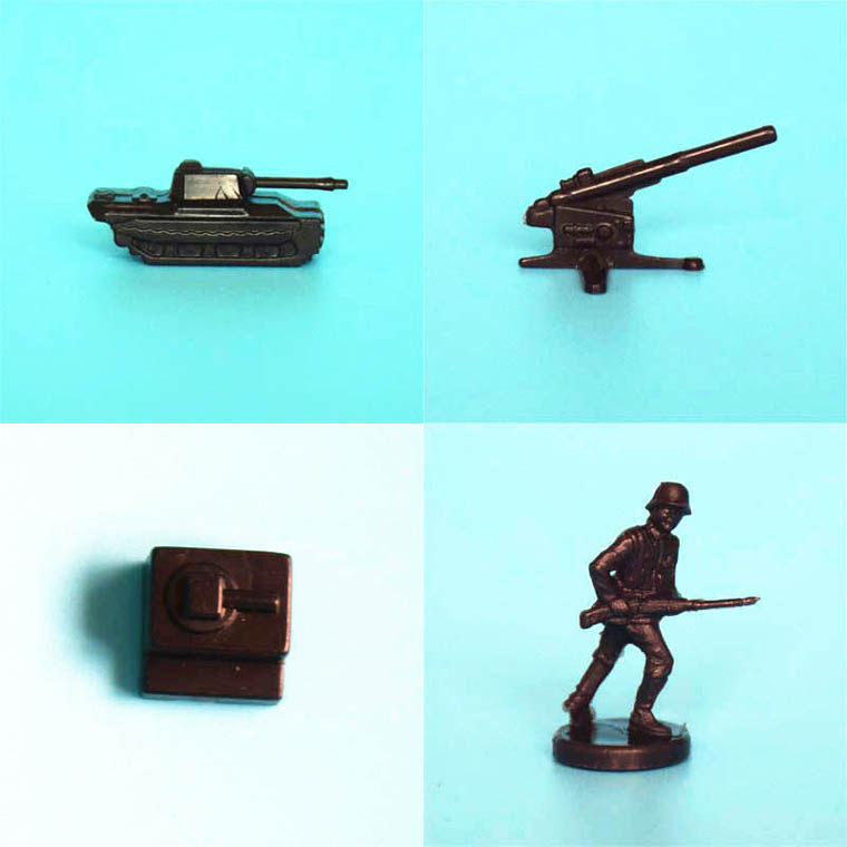 ANA轴心国与同盟国 二战桌游战棋1/72兵人模型 德军