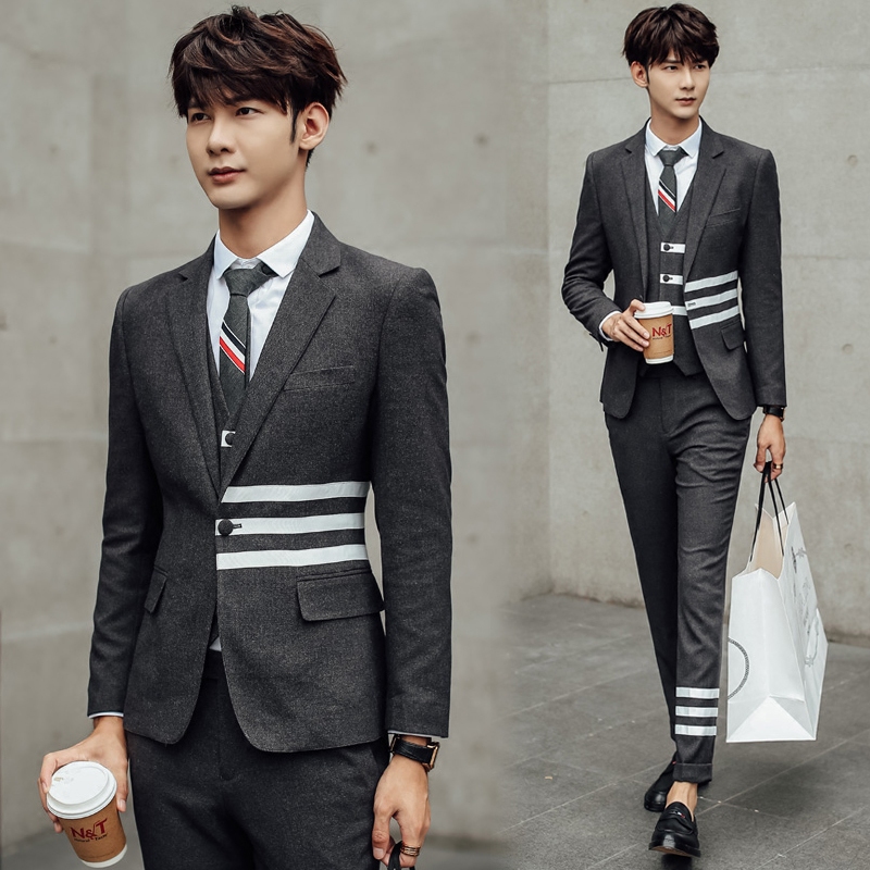 Costume homme en coton pour automne - Ref 1553507 Image 1