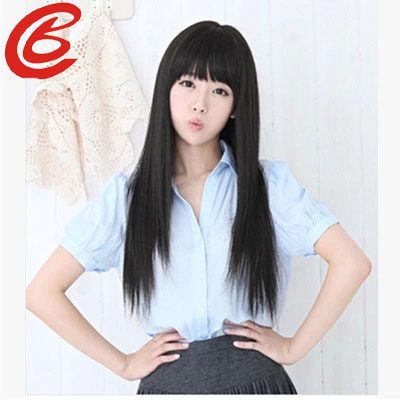 Perruque Long cheveux raides - Ref 2608105 Image 1