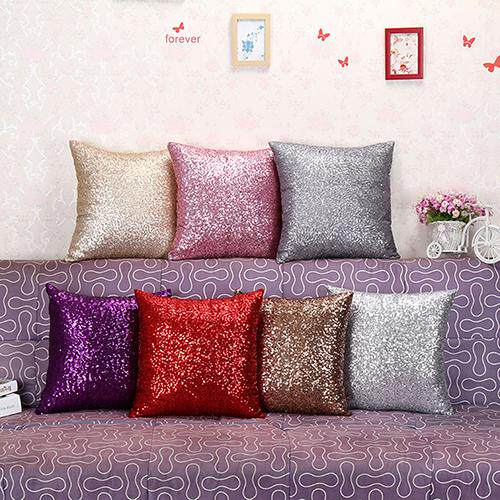 Hot Sale Best Sequins Pillow Case Pure Color Sofa Throw Cushin the Electrical life , Other home appliances , Other household appliances  category - from Buy2taobao.com to provide professional Taobao agent buy service