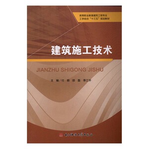 建筑施工技术 付颖 电子科技大学出版社 公共课 书籍
