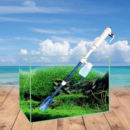 鱼缸换水器吸便器电动换水洗沙器虹吸管清理鱼粪便抽水泵吸水器