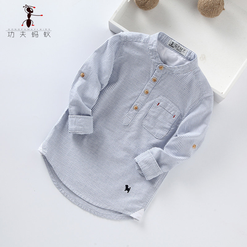 Chemise garcon à manche longue - Ref 2072828 Image 1