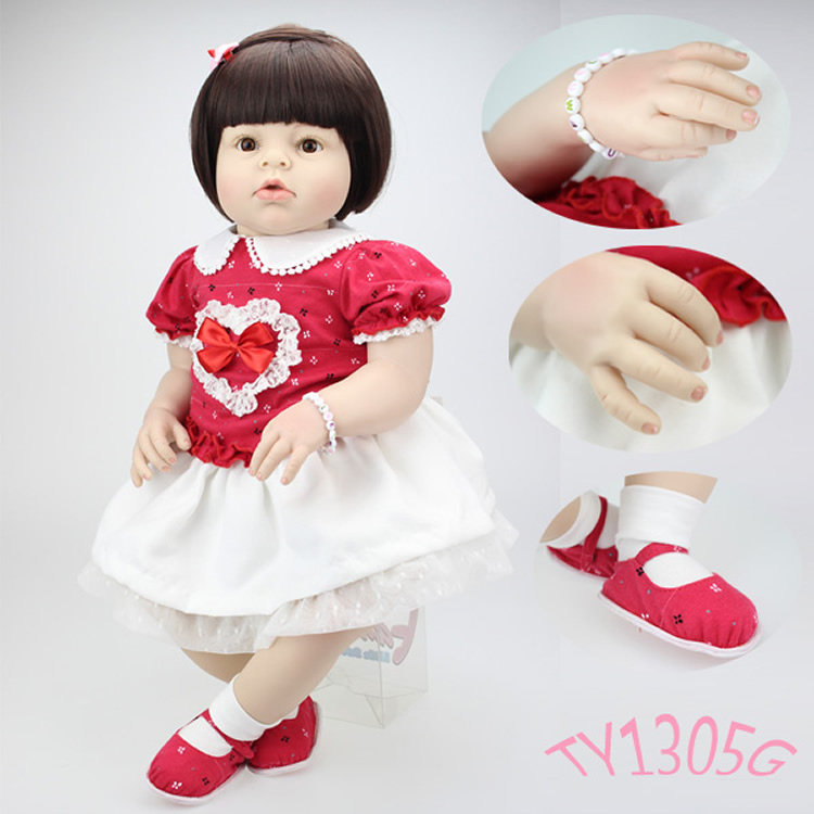 外贸出口 重生婴儿玩具仿真娃娃 女孩儿节日礼物 婴幼儿服装模特