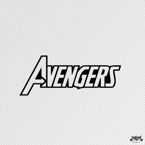 tlp镂空贴漫威标志logo贴纸胶贴