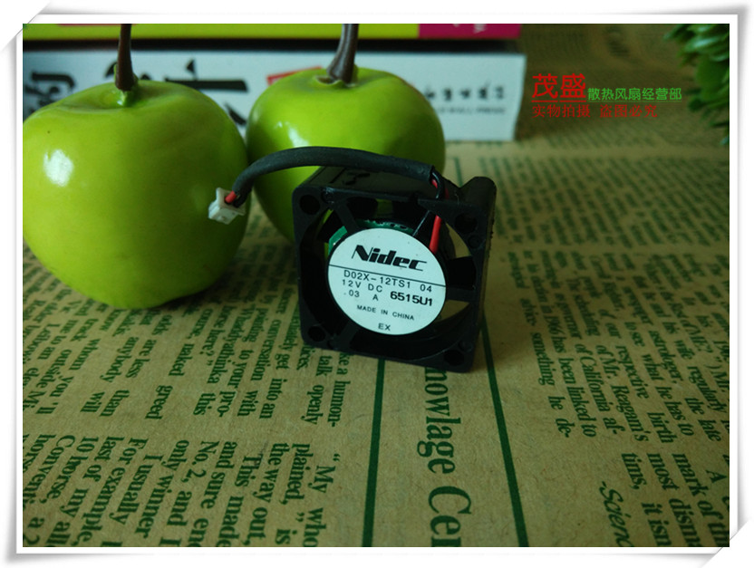 NIDEC 原装d02x-05ts1 04 12v 0.03A 2510 2.5厘米硬盘机顶盒风扇