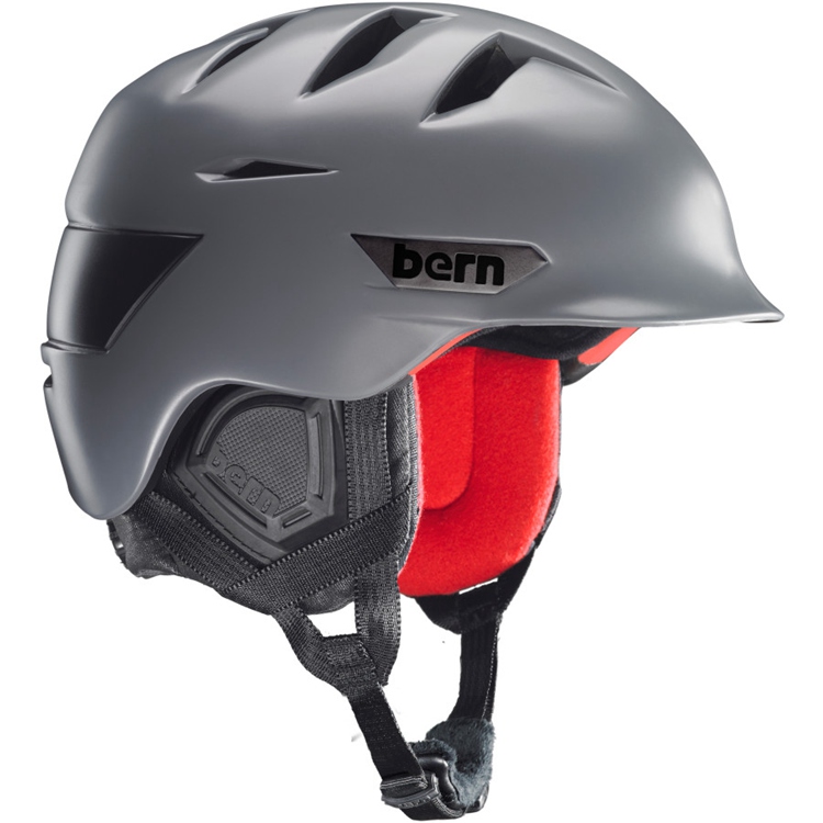 单板滑雪头盔Bern灰色双板轻通用