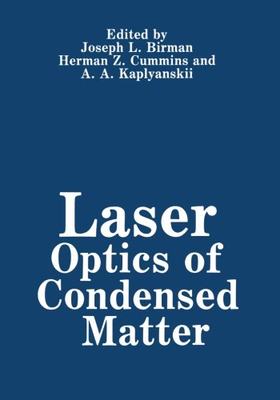 【预售】Laser Optics of Condensed Matter