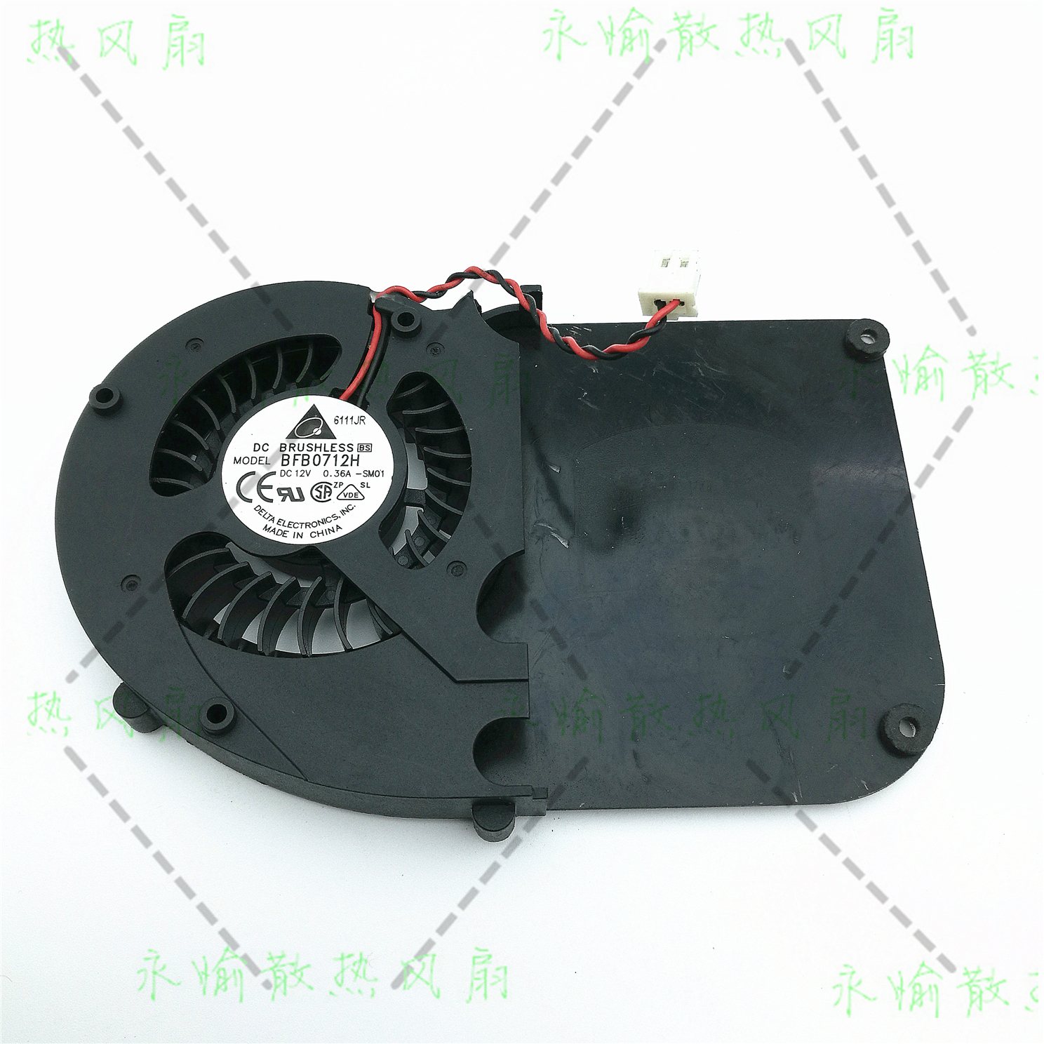 全新原装 台达 BFB0712H -SM01 12V 0.36A 显卡 2线涡轮散热风扇