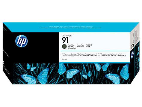 惠普HP 91号全新原装墨盒 775ml 适用Z6100喷绘机绘图仪 正品包邮