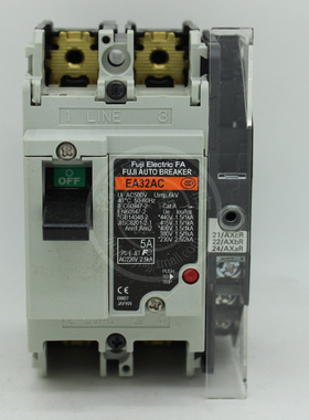 原产富士 FUJI Fe 塑壳断路器 空气开关EA32AC 2P 5A 空开电闸