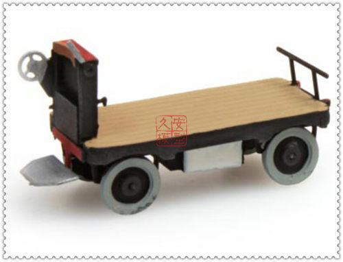 久安铁道 ARTITEC 1:87 387.31-BK 站台行李转运推车 黑