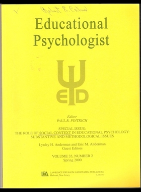 【预售】The Role of Social Context in Educational Psychol