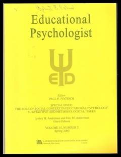 Role Educational 预售 Psychol The Context Social