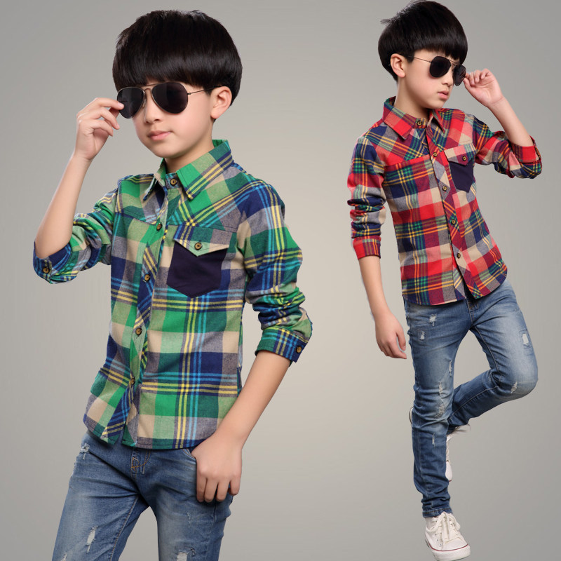 Chemise garcon à manche longue - Ref 2073137 Image 1