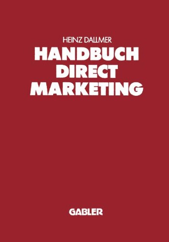 【预售】Handbuch Direct Marketing