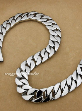 闪亮朋克风钛钢项链