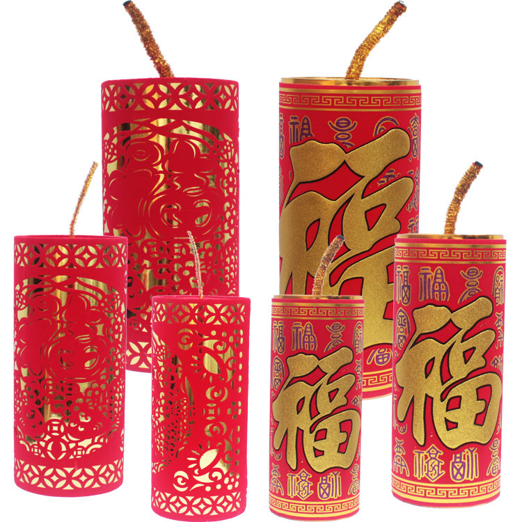 春节新年装饰 橱窗摆件装饰春节挂炮坐炮新年鞭炮摆件春节装饰品