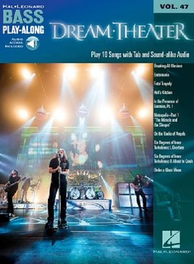 【预订】Dream Theater: Bass Play-Along Volum...