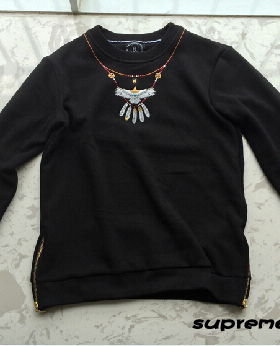 【现货】TCA Goros inspired 高乔吾郎 刺绣 老鹰 羽毛 卫衣