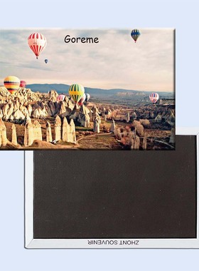 土耳其 格雷梅热气球创意磁性冰箱贴 旅行纪念家居21099