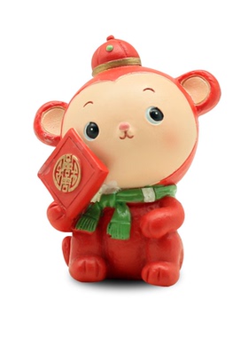 儿童房卡通玩具春节过年小猴子