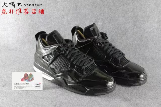 Air Jordan AJ11Lab4 AJ4 黑漆皮 酷黑719864-010公司貨