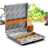 Мужской ультратонкий креативный металлический длинный портсигар