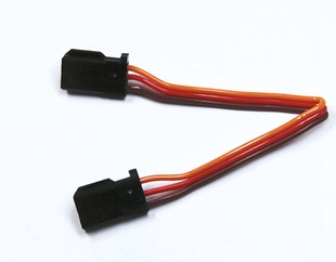 舵机线FUTABA棕红橙延长线飞控连接线30芯Awg航模公对公JR飞控Y型