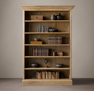 法式乡村复古家具新古典餐边柜美国RH英式实木边柜子美式简约书柜