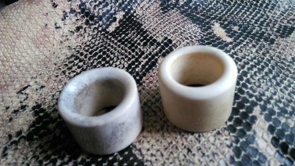 射箭扳指 马鹿角扳指 武扳指 非文玩 射箭用 鹿角材质筒扳指