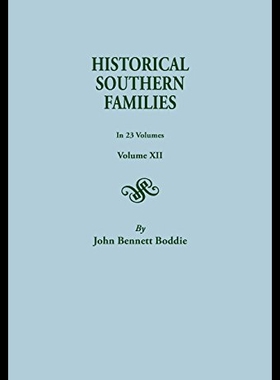 【预售】Historical Southern Families.in 23 Volumes. Volum