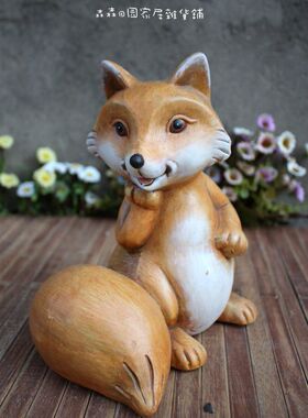 样品陶土彩绘儿童房摆件家居装饰