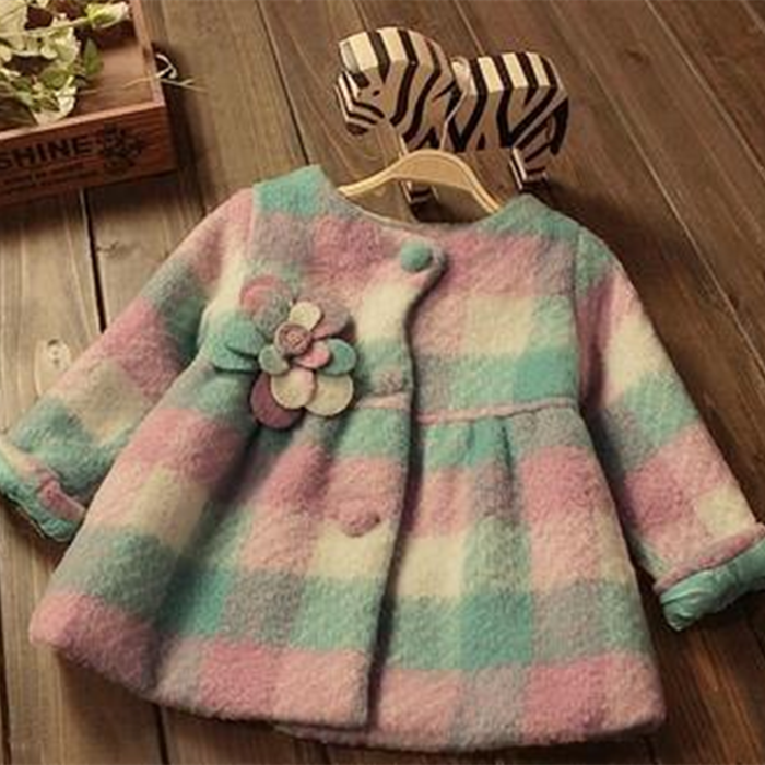 Manteau pour fille en laine - Ref 2162239 Image 1