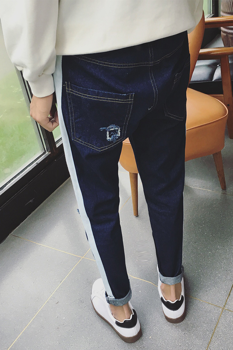 Jeans pour adolescent pieds Slim BWXD pour été - Ref 1485054 Image 6