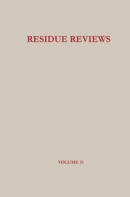 【预订】Residue Reviews: Residues of Pestici...