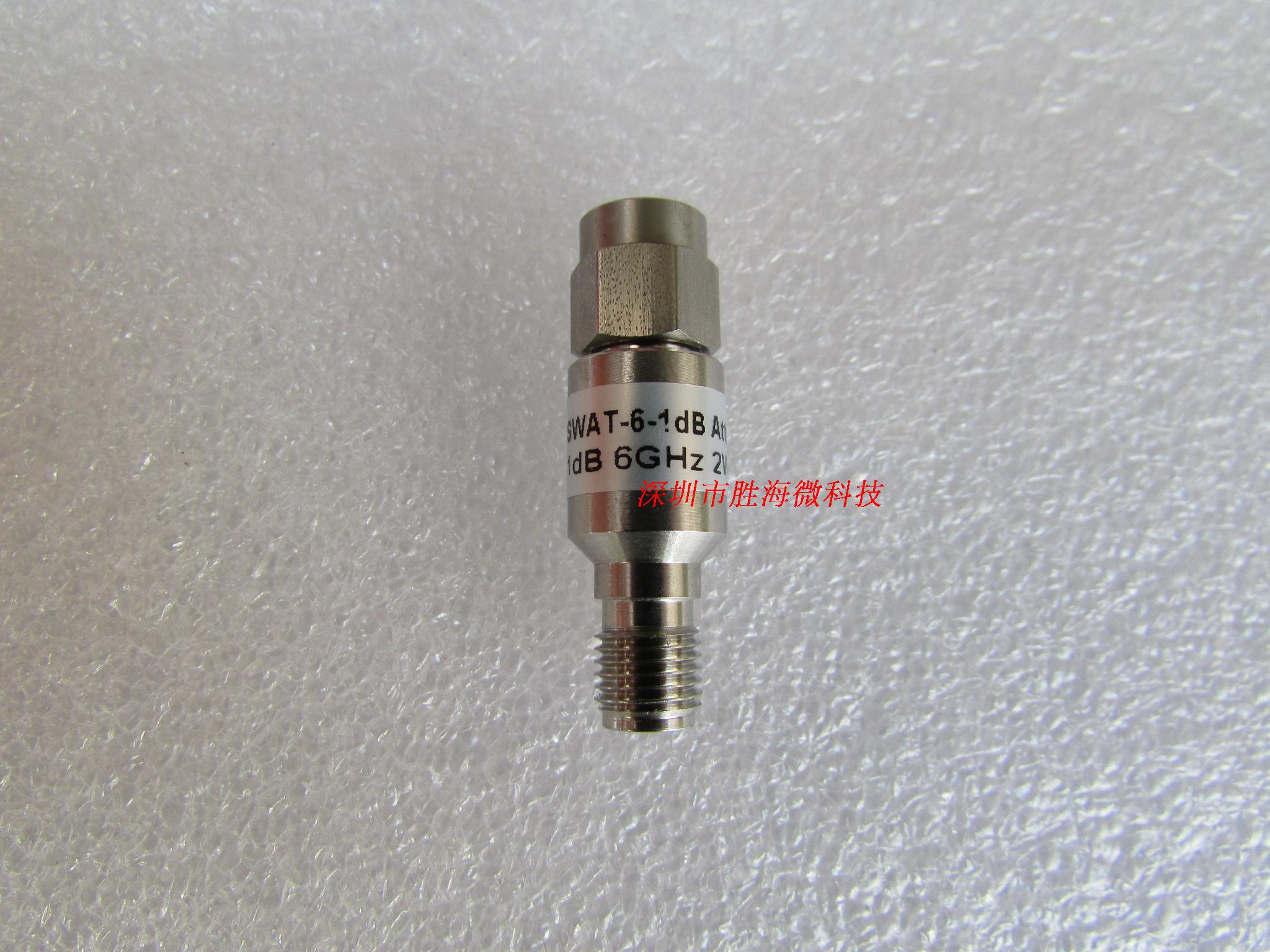 DC-6GHz 1dB 2W SMA 射频微波 同轴 固定衰减器