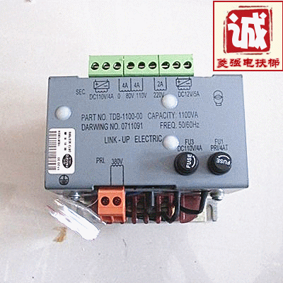 电梯配件 电梯专用变压器TDB-1100-00 变压器380V 12V