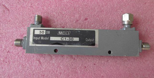 进口MCLI C1-30 0.5-1GHz 30dB SMA 50W 射频同轴定向耦合器