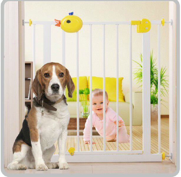免打孔正品小鸭款 babysafe儿童安全门栏自动回关宠物楼梯护栏杆