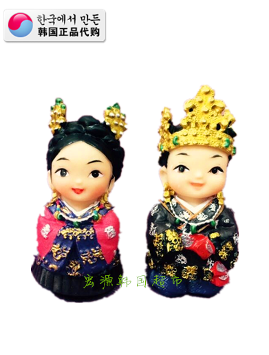 朝鲜族民俗工艺品树脂娃娃摆件旅游纪念料理店餐厅摆件传统娃娃