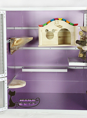 【维妮妈咪柜笼】标准加高葡萄紫龙猫晶钻柜笼